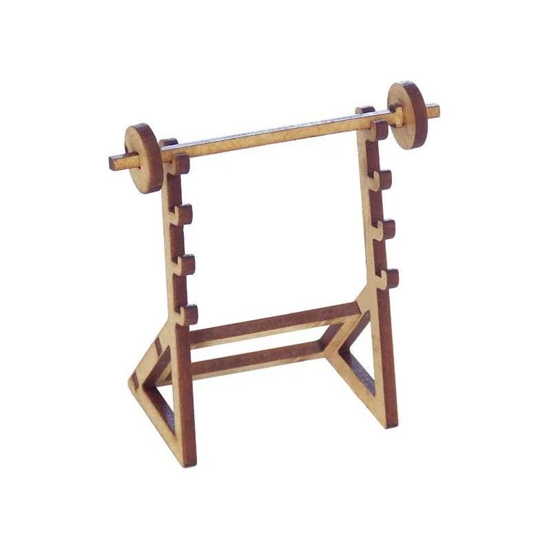 Miniatura Suporte para Agachamento Livre em MDF Woodplan M1057