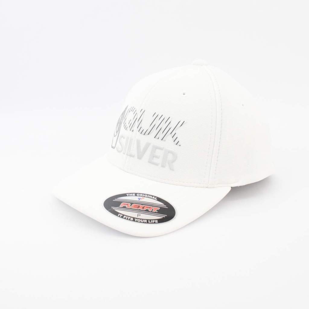 Boné Quiksilver Flexfit Silver Transfer Emb White Juvenil P