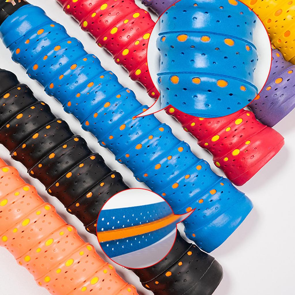 Anti-Deslizamento Esporte Overgrip Fita Tênis Sweatband Raquete De Badminton Aperto Suor Banda Padel Absorção De Choque em Oferta na Shopee