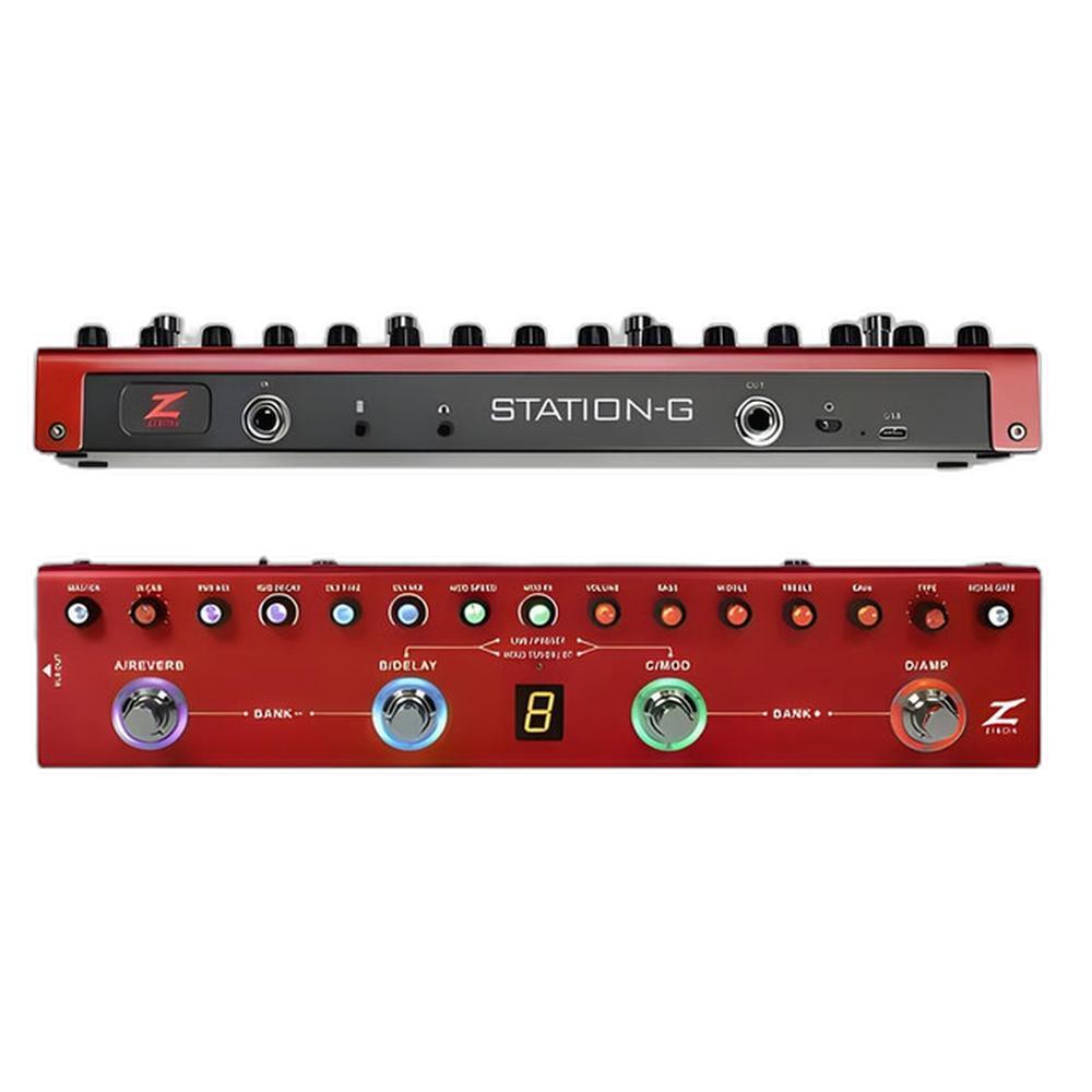 PEDALEIRA ZIRON STATION G P/ GUITARRA (MELHORIA NO TIMBRE DA TANK-G)