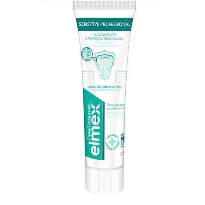 Creme Dental Para Sensibilidade Elmex Sensitive Professional 75g em Oferta na Shopee