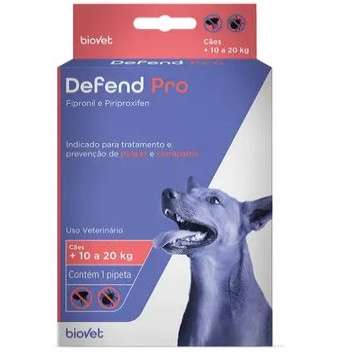 ANTIPULGAS DEFEND PRO CAES 11 A 20kg BIOVET - 1,34ml