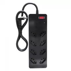 Filtro de Linha DPS ICLAMPER Energia 8 Tomadas, 127/220 volts, LCF, 1,3M, Black, Bivolt