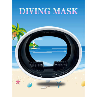 Alta definição adulto grande campo de visão livre óculos de mergulho Snorkel equipamento de natação máscara completa à p