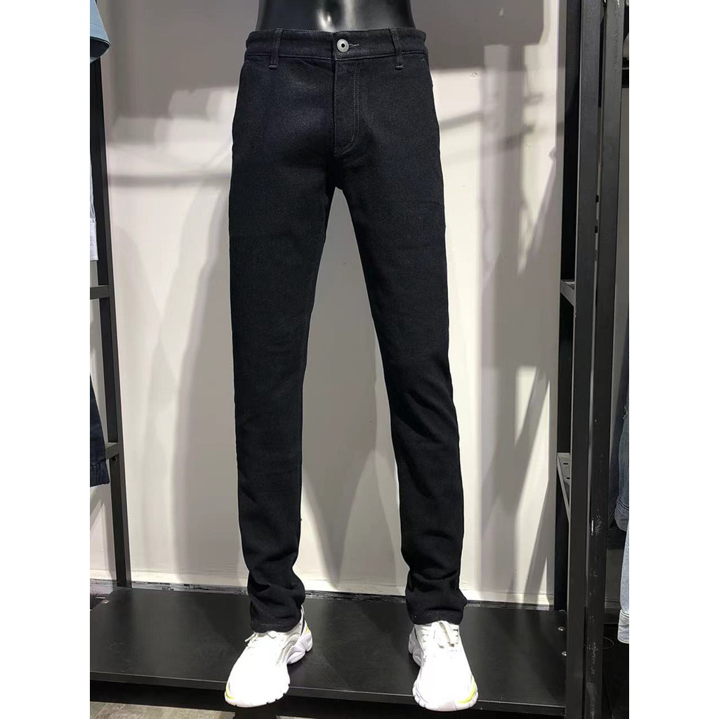 Marca roupas masculinas Jck Jns outono inverno grosso masculino ligeiramente fino ajuste estiramento calças masculinas K