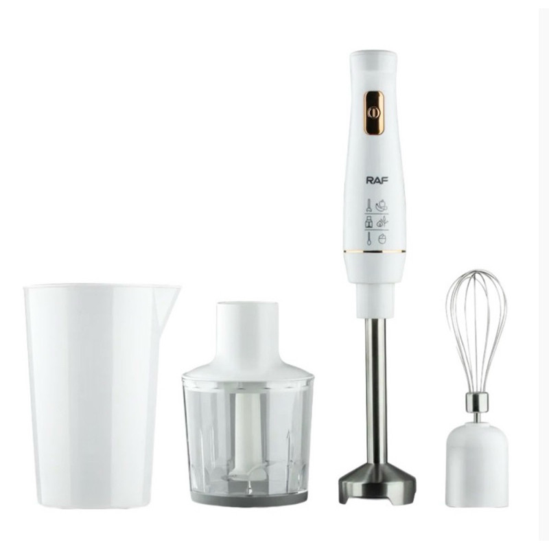 Mixer de Mao Eletrico Kit Completo com Copo Picador Batedor Multifuncional 350W 110V