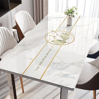 Tapete de mesa de Pvc descartável, à prova de óleo, à prova d'água, Anti-escaldante, luz, luxo, alta qualidade, mesa de 