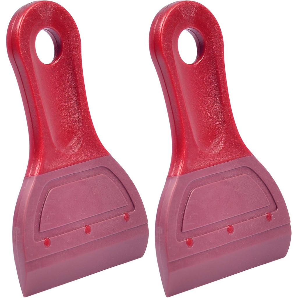 Espátula Extra Pequena com Lâmina de Borracha Macia de 2 Polegadas, Tamanho Mini para Serigrafia, Pasta de Giz ou Tinta,