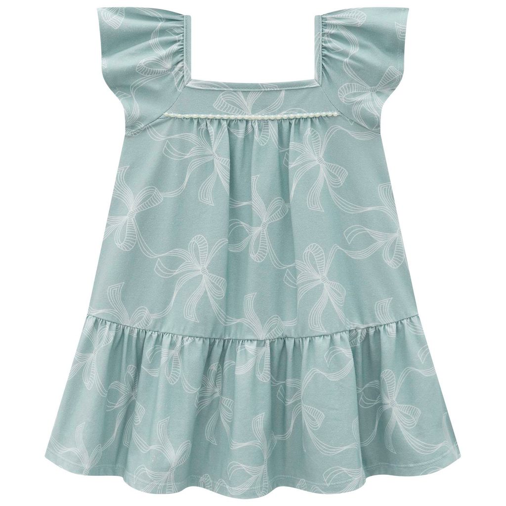 Vestido De Menina Bebê Novo Verão Laço Fofo Estilo Princesa Para Festa Roupas