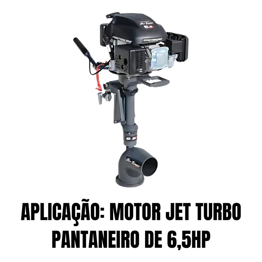 Hélice Interna Motor De Popa Jet Turbo Pantaneiro 6.5hp · foto 2