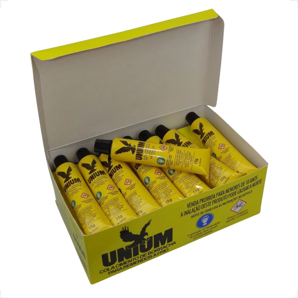 Cola Remendo Frio Reparo Câmara Ar Moto Bike 15g Unium Caixa 24 Unidades
