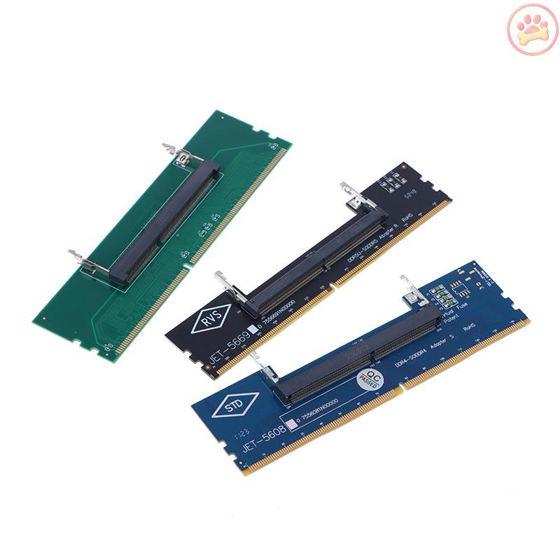 Carro DDR3 DDR4 DDR5 Portátil SO-DIMM Para Desktop Adaptador Conversor De Cartão