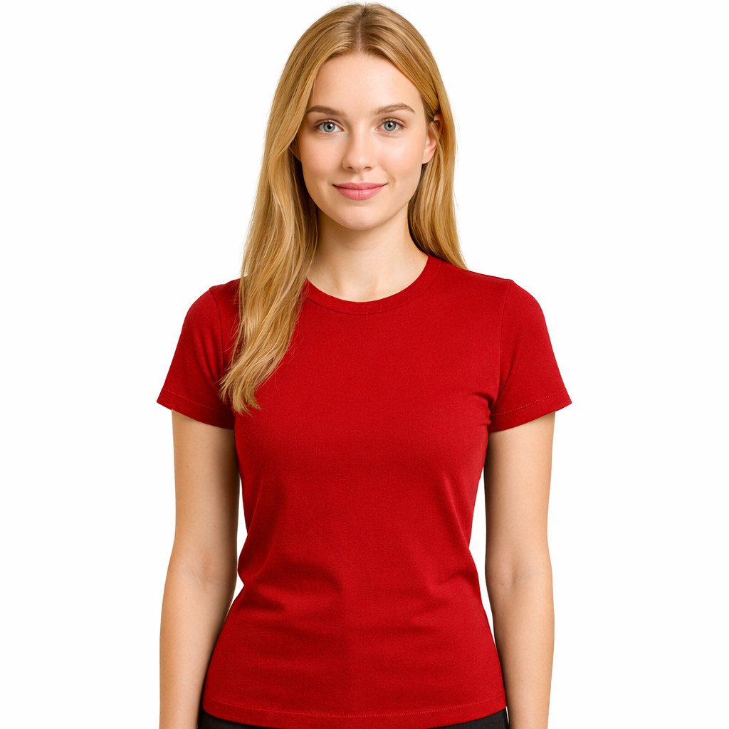 Blusa Feminina Camiseta Lisa Premium Algodao Basica Blusinha Feminina Roupas Femininas Academia Malhar Confortavel Top