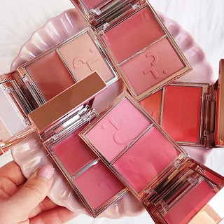 Double Take Creme & Powder Blush Duo-Major Headlines Face Palette A Pó De Longa Duração Para Bochechas Brilhantes Radian