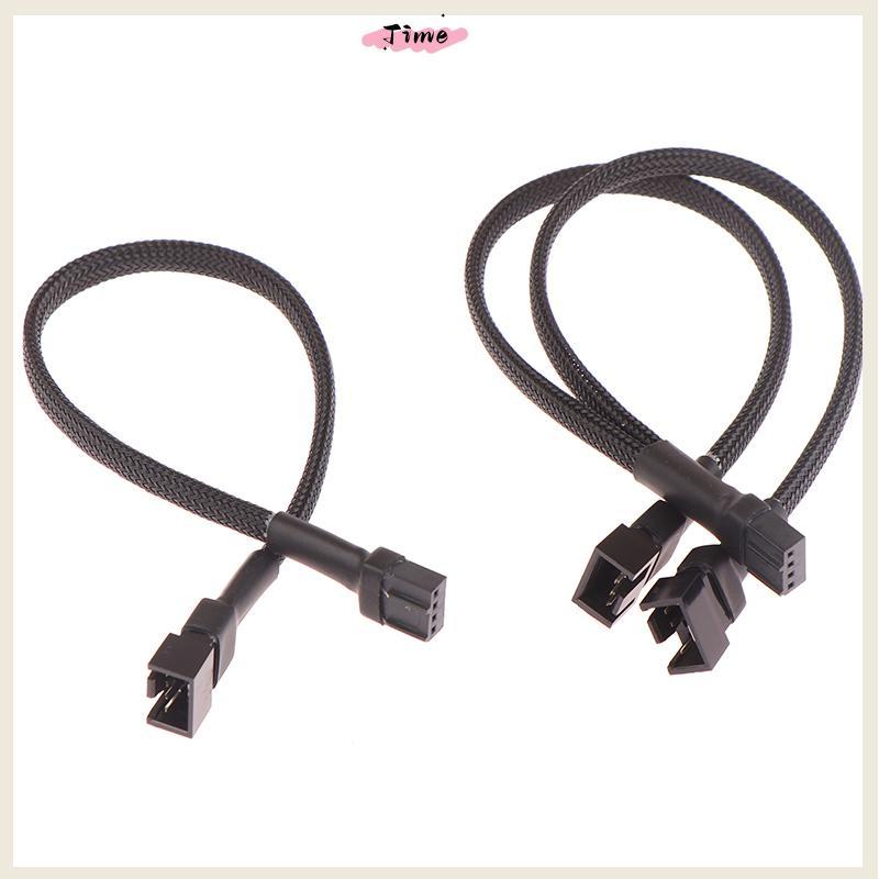 Tempo 1Pc Ventilador Divisor Cabo 4pin Adaptador 1 A 1 2 3 4 Computador CPU PC Extensão De Alimentação Acessórios Hee