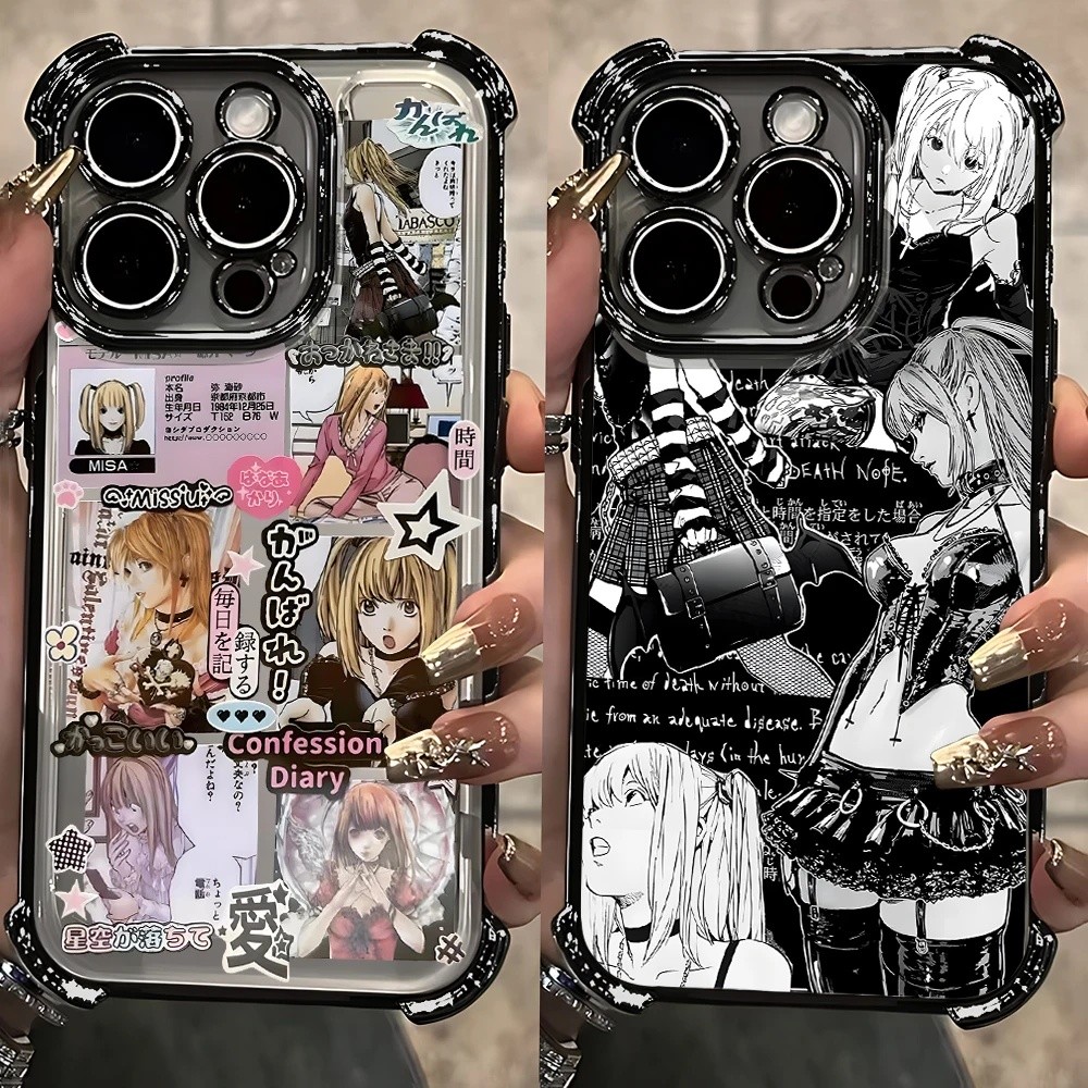 Capa De Anime Death Note Misa Para Samsung Galaxy A57 A56 A55 A27 A16 A06 A53 A54 A07 A15 A36 A23 A35 A34 A26 A32 A14 A7