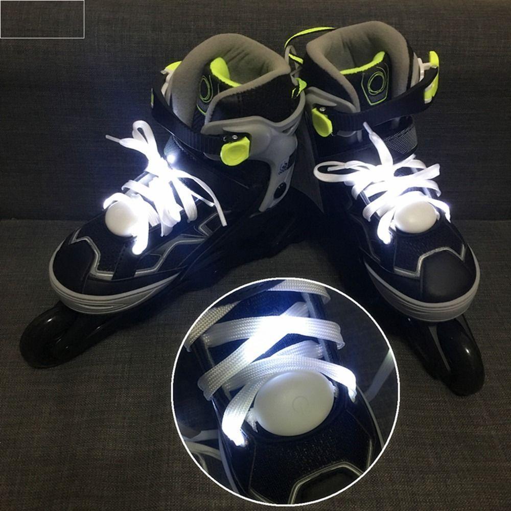 Cadarços De Led Criativos Sapatos De Patinação Esportivos Luminosos Cruz Trança Cinta