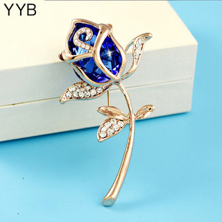 Flor Artificial pérola broche broche feminino versão coreana colar pino rosa ouro jóias acessórios lenço de seda fivela