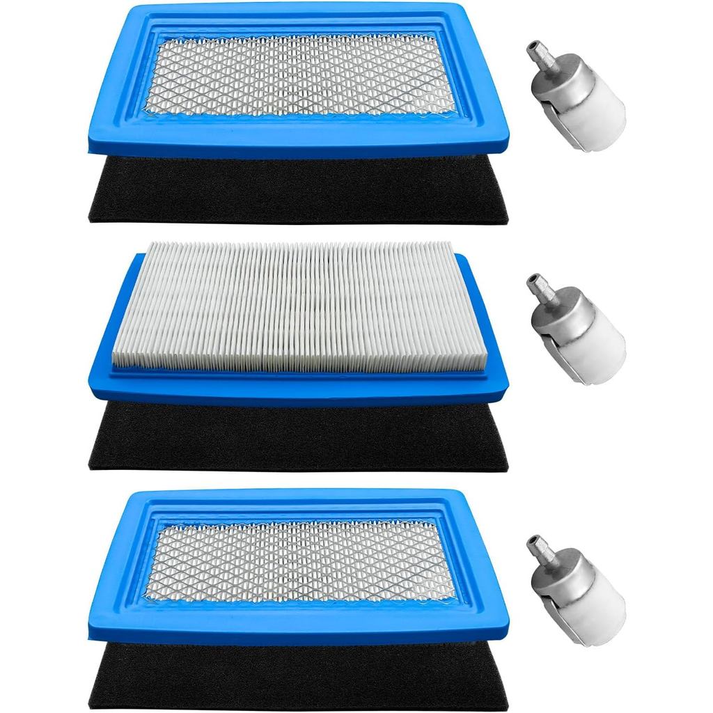 Kit de 3 peças: Filtro de Ar A226002070 e Pré-Filtro A226002250, compatível com sopradores Echo PB8010 PB-8010T PB-8010H