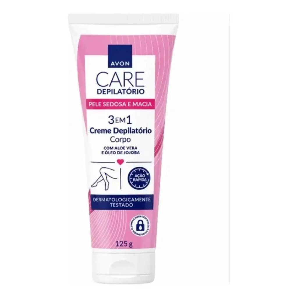 Creme Depilatório Corporal 3 em 1 Avon Care 125g