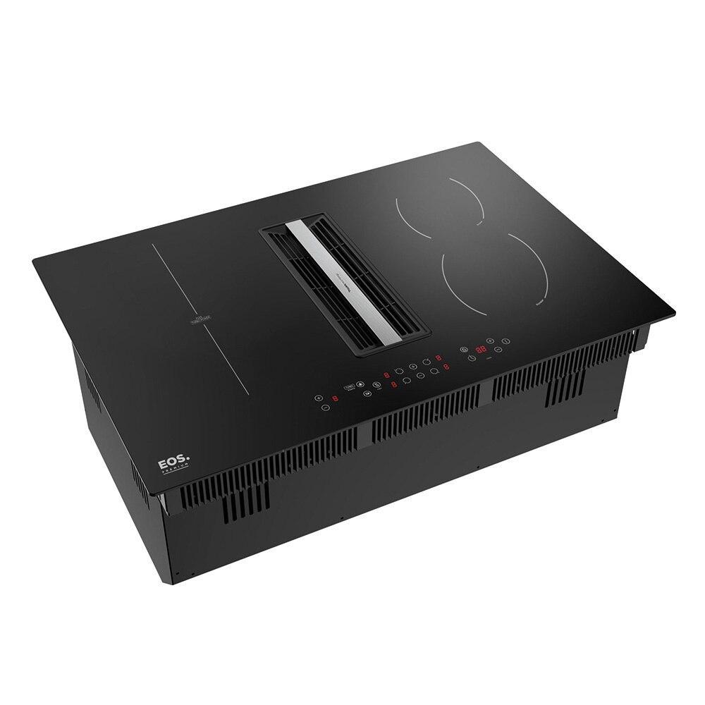 Cooktop de Indução 4 Bocas EOS Premium com Coifa Embutida e Ions de Plasma EPCI04EC 220V · foto 2