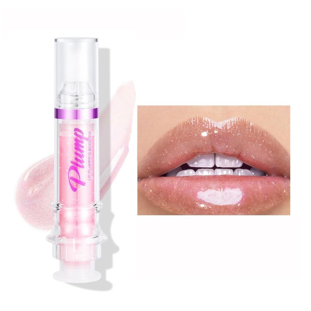 Gloss Volumizador de Lábios, Booster Volumizador de Lábios Picante, Óleo Hidratante e Sérum para Cuidado dos Lábios para