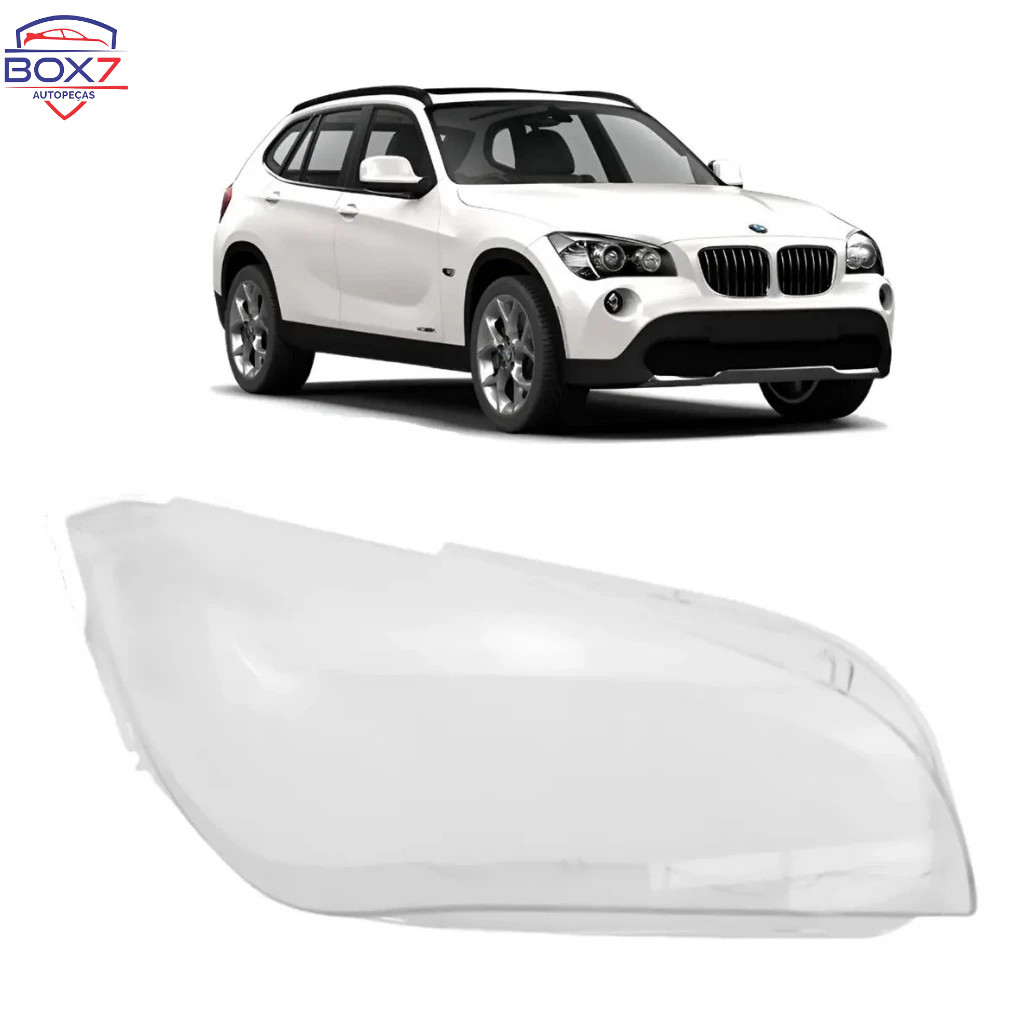 Lente Farol Dianteiro Bmw X1 2010 2011 2012 2013 2014 2015 Direito Passageiro Novo 63112993492