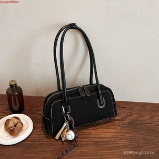 JUNYUE Bolsa Nas Axilas , Estética De Camurça Sintética De Grande Capacidade Vintage Retrô De Ombro Único