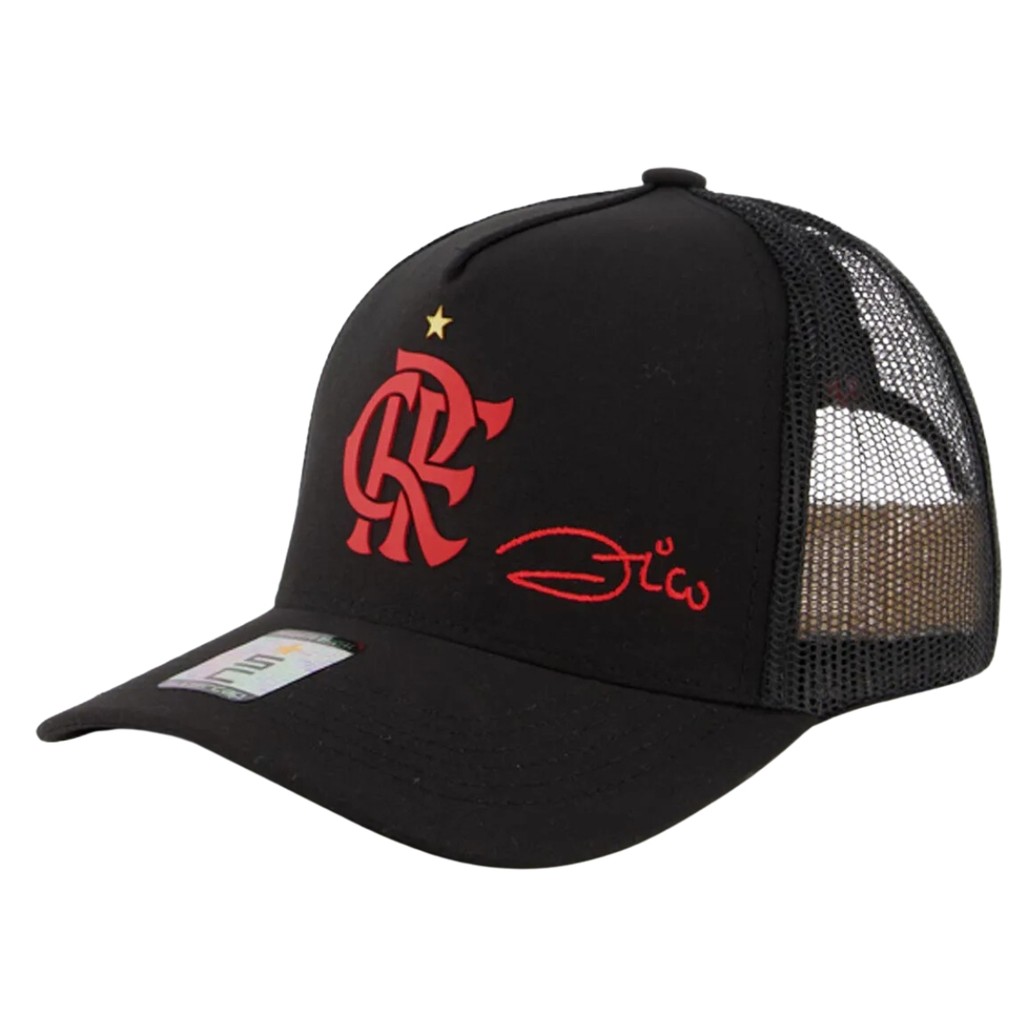 Boné Trucker Flamengo Zico Licenciado Original Mengão