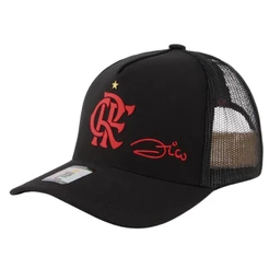 Boné Trucker Flamengo Zico Licenciado Original Mengão