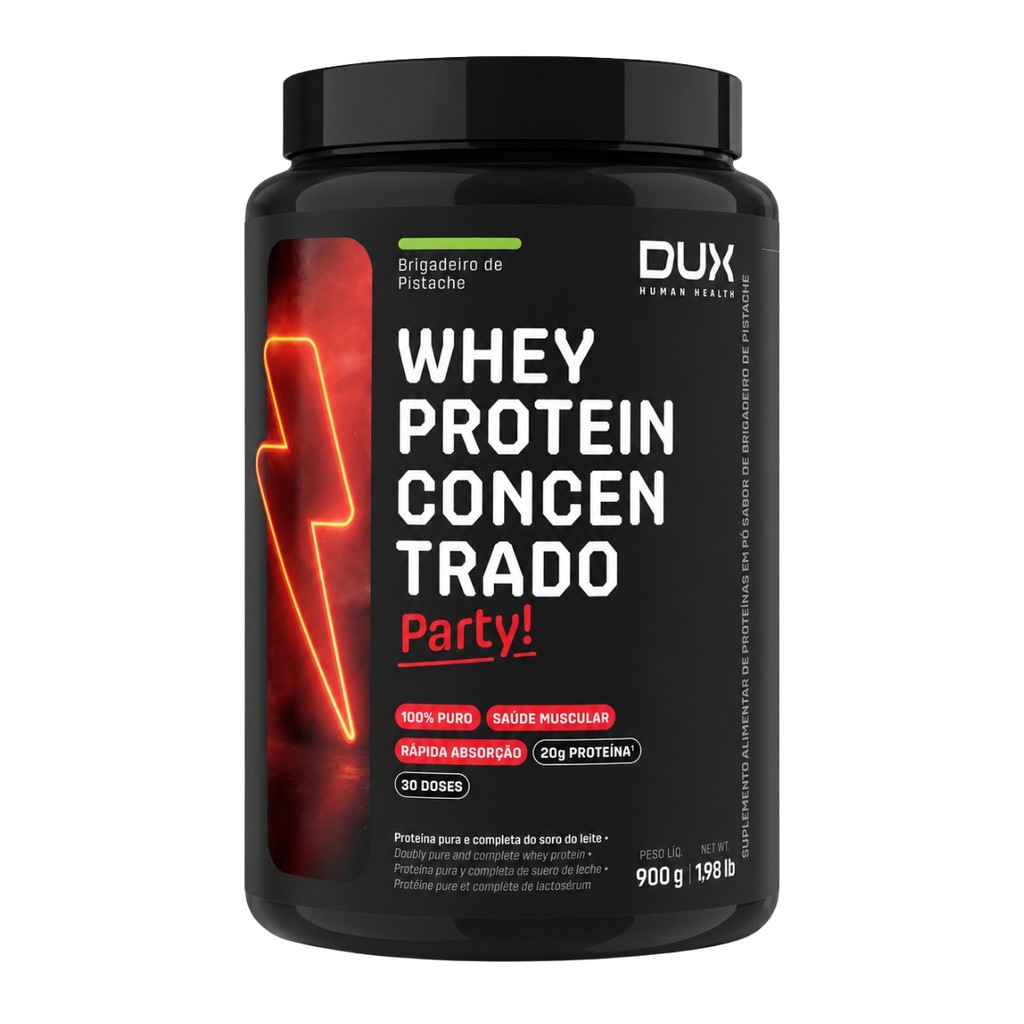 Whey Protein Concentrado Party Dux pote 900g