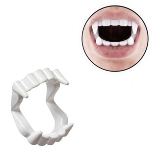 Kit 12 Dentadura Vampiro Plástico Festa Fantasia Saquinho Doces Dia Das Bruxas Halloween