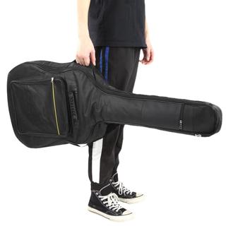 Bolsa para guitarra à prova d\'água com zíper de algodão pano oxford tamanho completo 41 polegadas suprimentos para