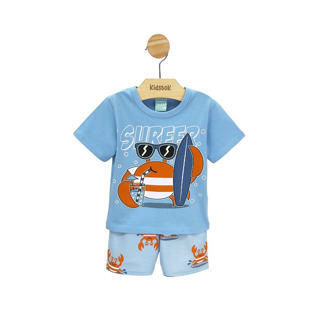 Pijama Menino Caranguejo Brilha no Escuro - Kyly