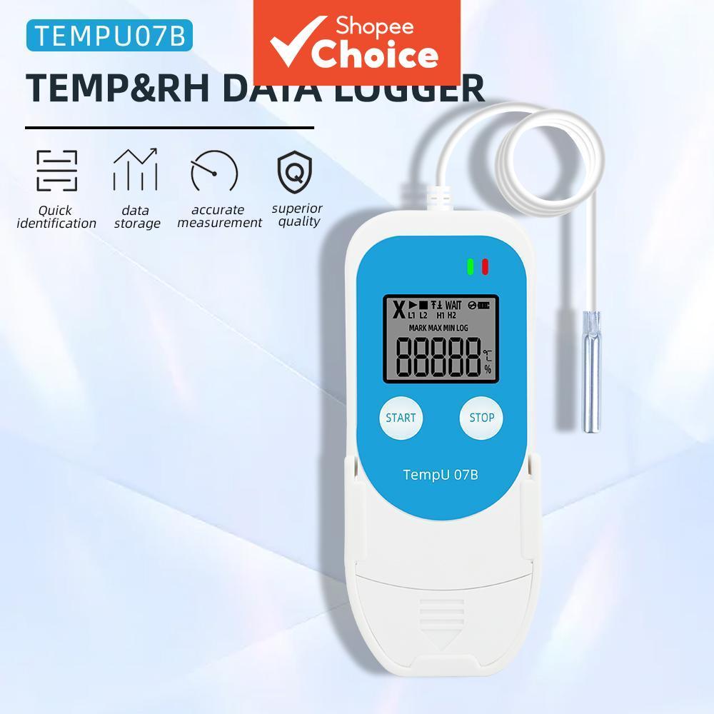 Conjunto Único TEMPU 078 Medidor De Temperatura E Umidade De Alta Precisão Sensor Registrador De Dados USB Com Fio 34560