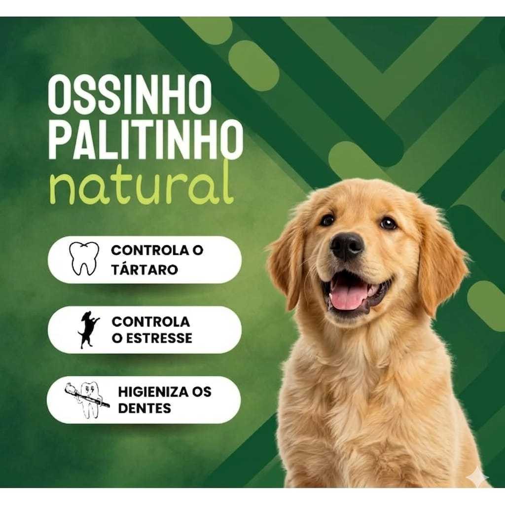 Petisco Osso Palito Natura Best Bone Couro Bovino 6x5 mm 1 Kg Alta Qualidade — imagem 2 de 2