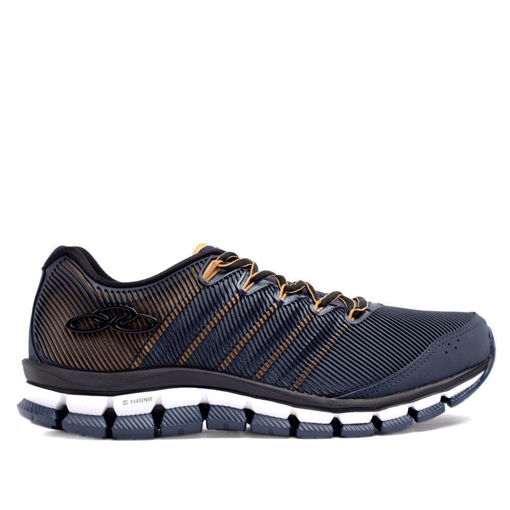 Tênis Masculino Olympikus Dynamic Marinho/Dourado