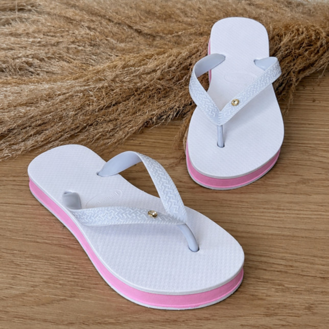 Chinelo Bella Feminino Moda Verão Confortável Macio Estiloso Leve Antiderrapante