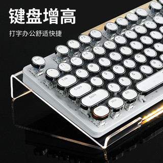 Suporte de teclado de mesa suporte acrílico desktop portátil suporte elevado quadro teclado suporte almofada suporte ele
