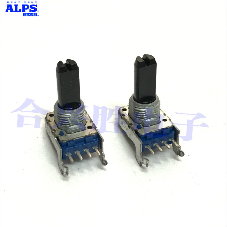 Japão japão ALPS Horizontal RK11 tipo potenciômetro rotativo 4 pés B10K A50K amplificador de potência teclado eletrônico