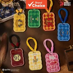 Harry Potter Bolsa Charme Porta-Cartões Chaveiro Plataforma 9 3/4 Protetor De Identificação De Ônibus Com Cordão Para Fã