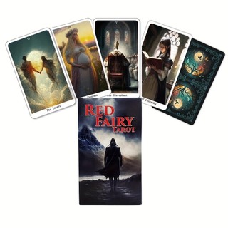 Novo estilo de cartas de tarô de tamanho padrão 78 peças conjunto completo de cartas de adivinhação de estilo artístico 