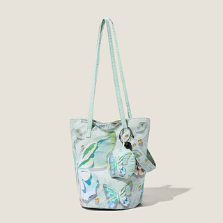 Estoque pronto verão novo estilo High-End sentimento bolsa mensageiro de grande capacidade borboleta ombro balde Commute