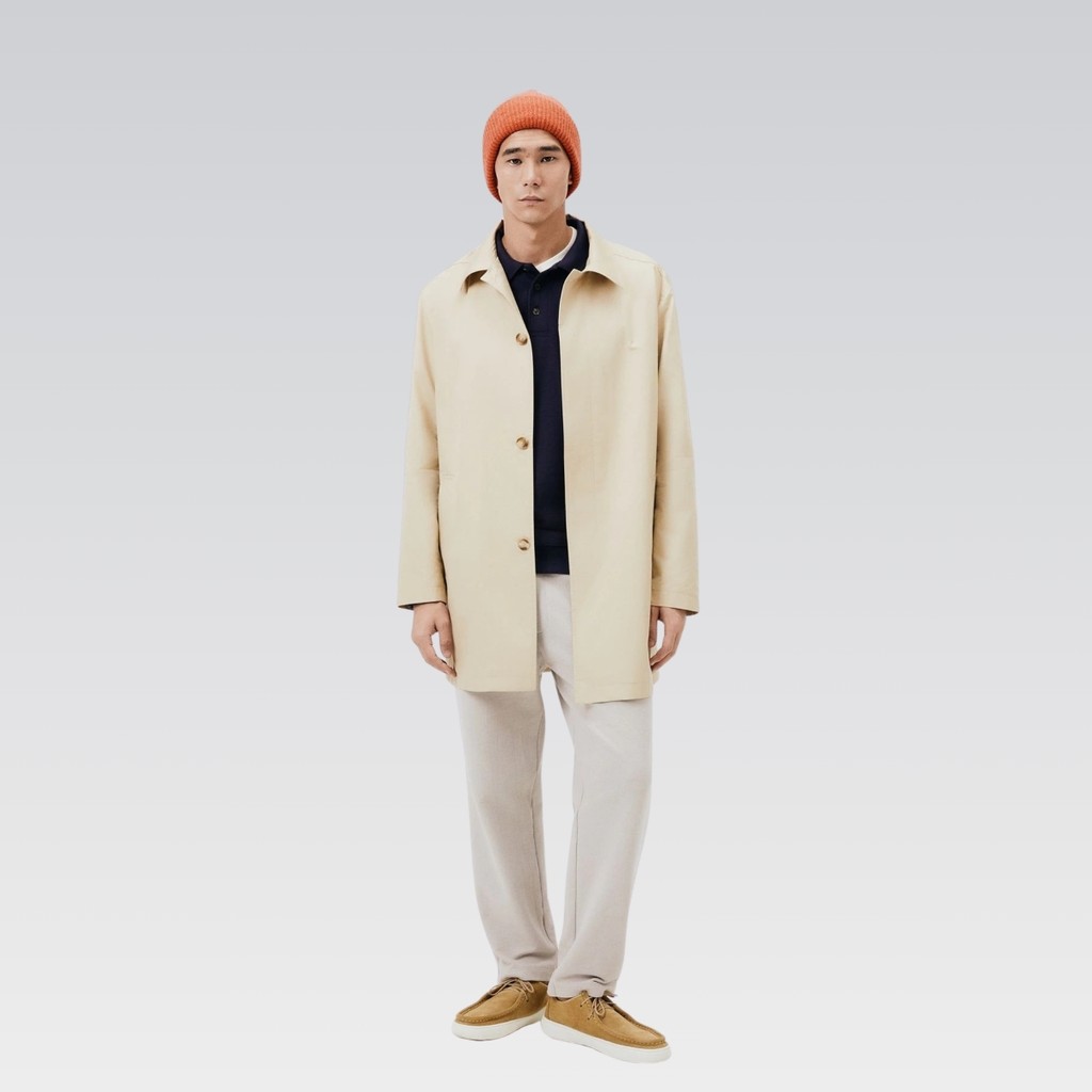 Trench Coat Masculino Hering Regular Original Casual Basico 