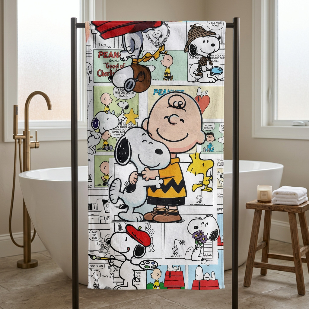 Toalha Infantil Gigante Banho e Praia Algodão Estampada Snoop Fundo do Mar Heróis Unicórnio