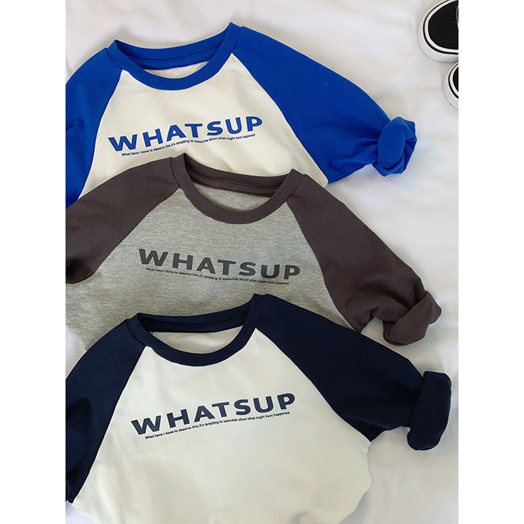 Tong Chen mãe menino camiseta de manga comprida puro algodão primavera outono menino bebê camisa de fundo outono criança
