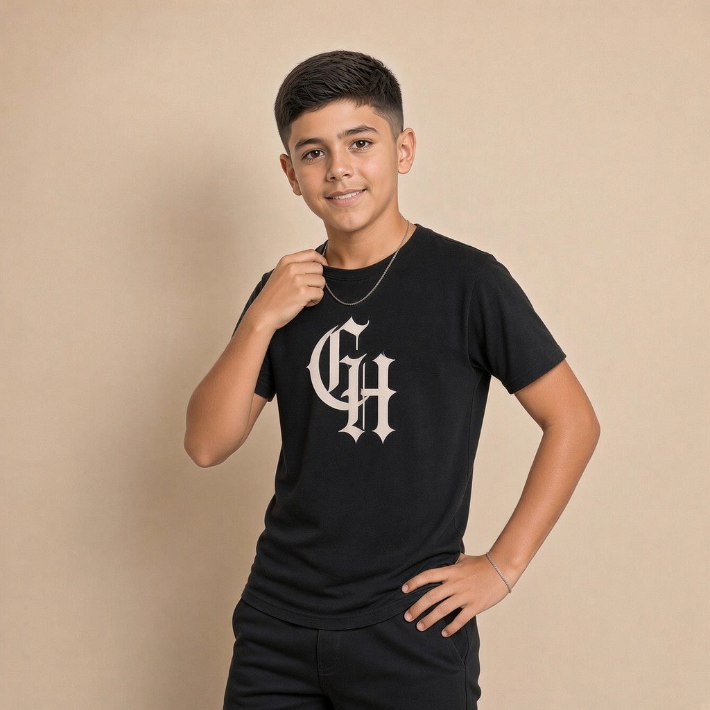 Camiseta Infantil e Juvenil Estampada CH 100% Algodão Premium Criança Personalizada Unissex Blusa Camisa Jovem
