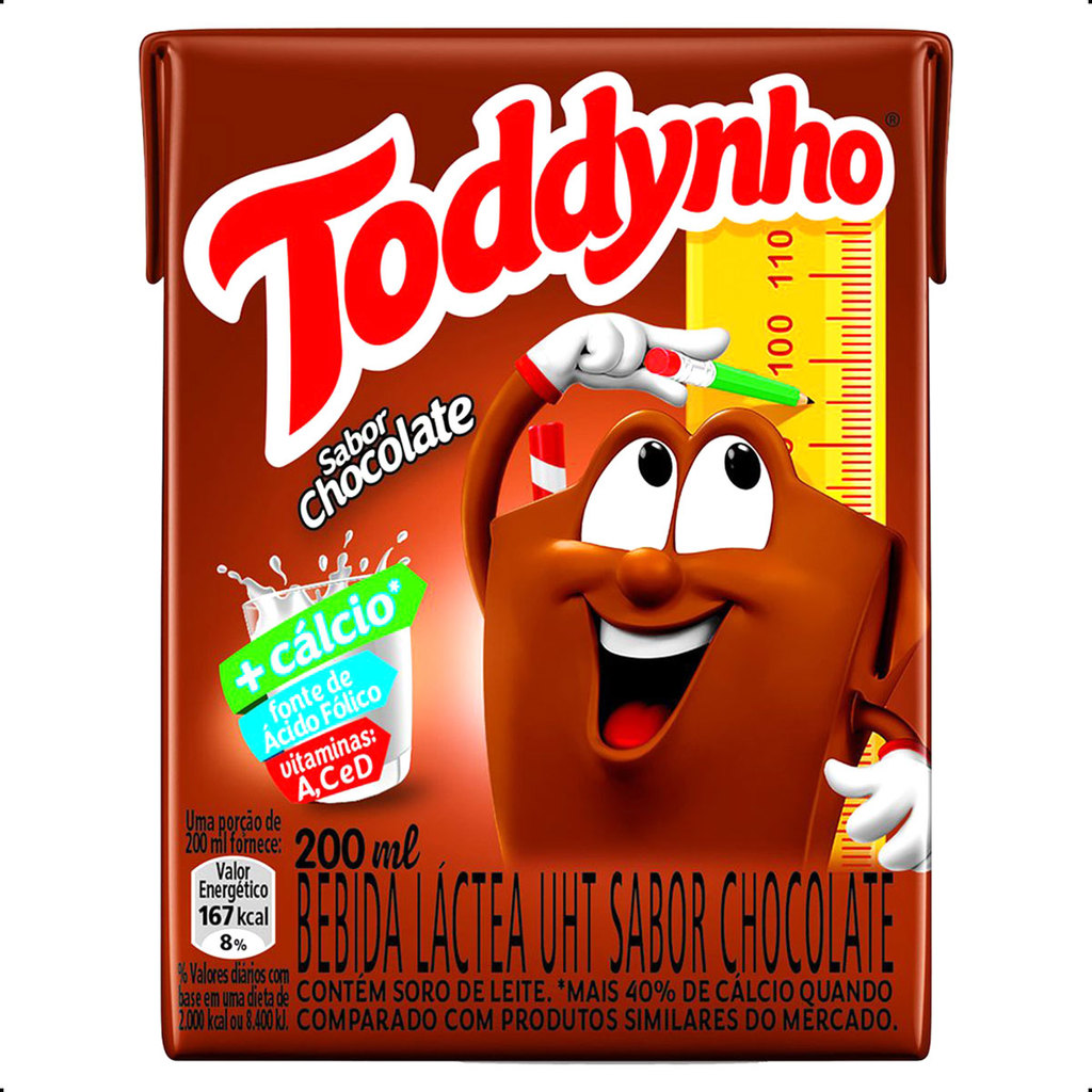 Bebida Láctea Chocolate Toddynho KIT com 20 Un.