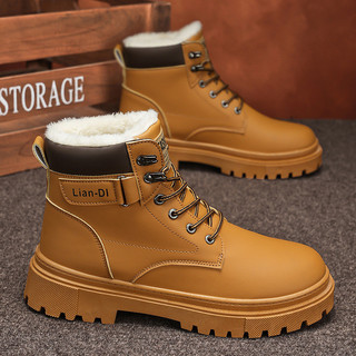 2026 Novo Estilo Martin Botas Masculinas Botas de Cano Alto de Inverno