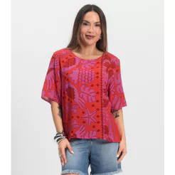 Blusa Feminina Infinita Cor Vermelho